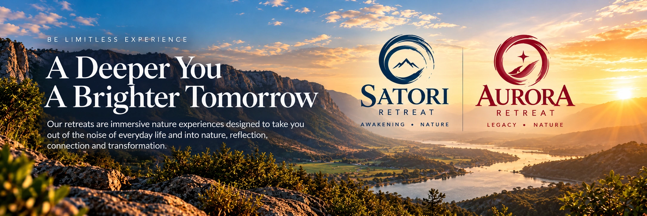 Be Limitless Retreats: Satori and Aurora, a deeper you, a brighter tomorrow